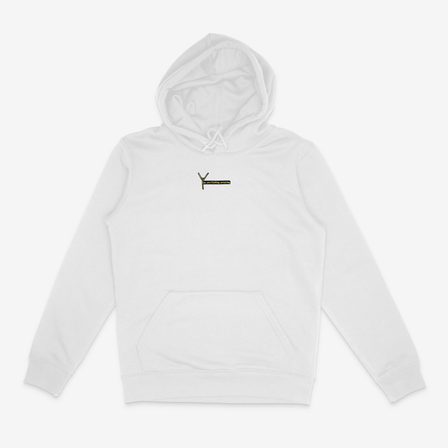 GOLDEDITION FASHION HOODIE WHITE