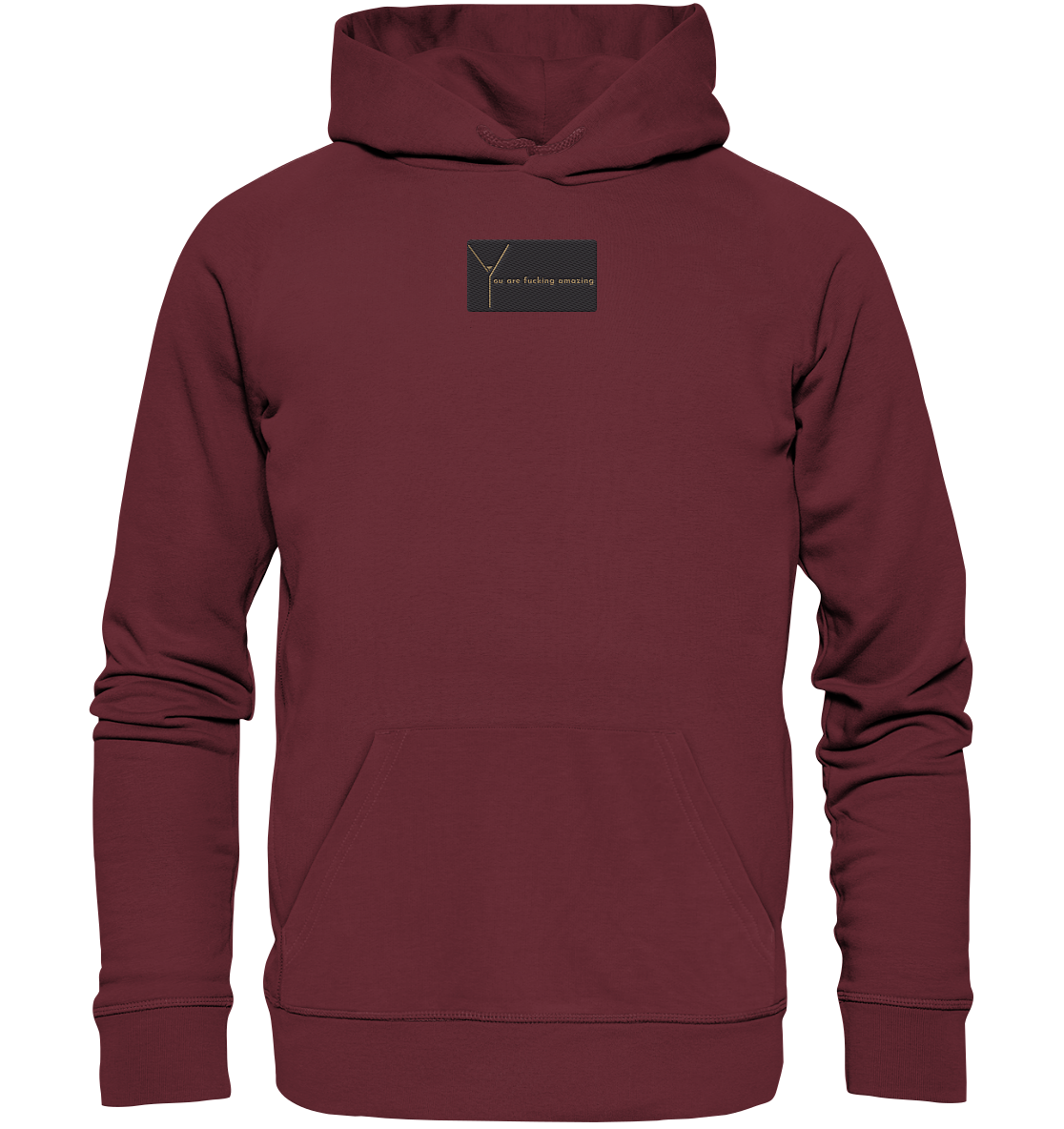 ECK LOGO NEU - Organic Hoodie (Stick)