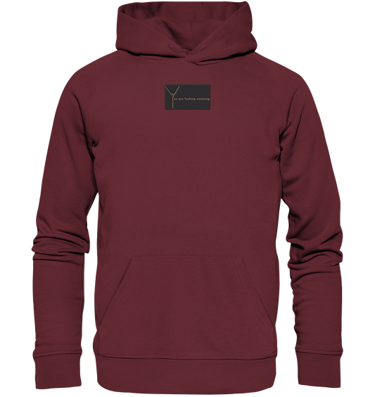 ECK LOGO NEU - Organic Hoodie (Stick)